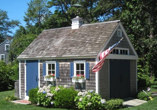 Cape Cod Style Sheds